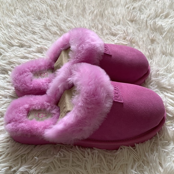 UGG Shoes - NWB authentic UGG cozy genuine slippers in echinacea pink